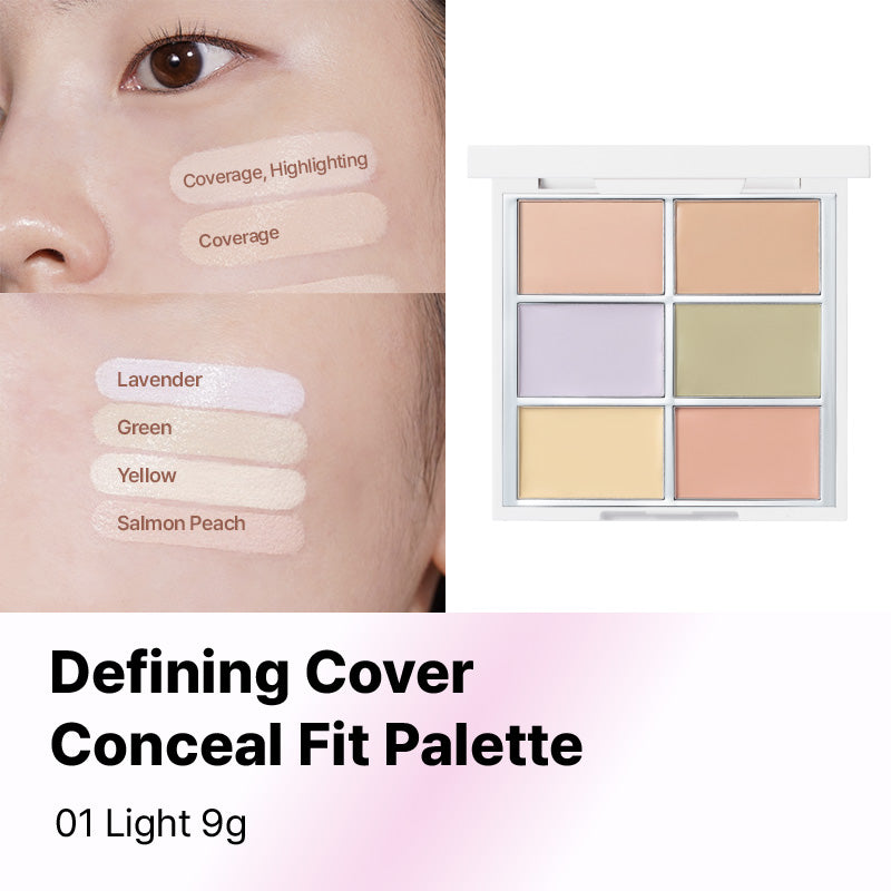 WAKEMAKE DEFINING COVER CONCEALFIT PALETTE - 2 colors to choose