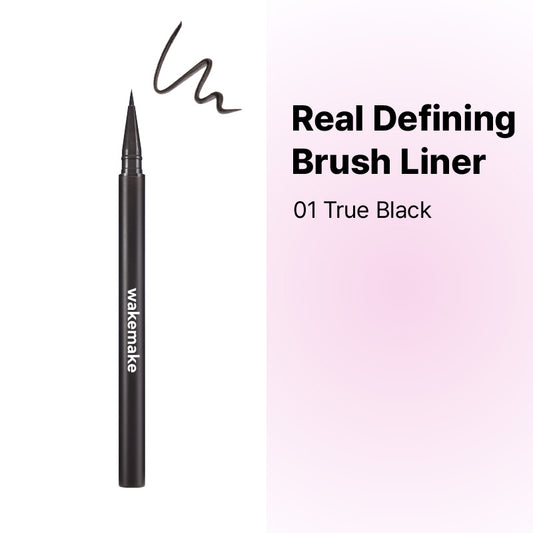 WAKEMAKE REAL DEFINING BRUSH LINER - 4 colors to choose