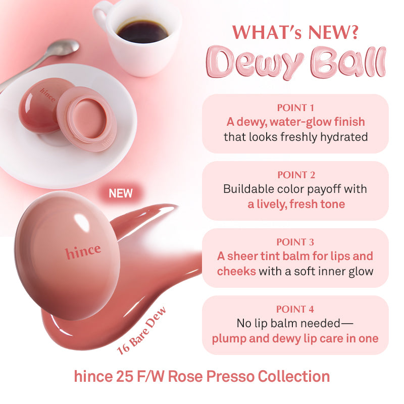 hince Raw Glow Dewy Ball - 16 Colors to Choose
