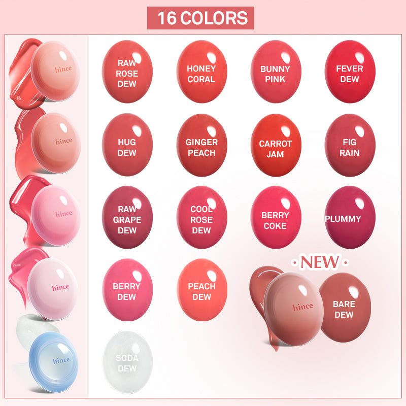 hince Raw Glow Dewy Ball - 16 Colors to Choose