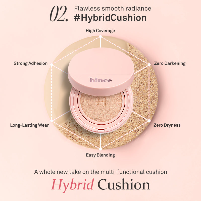 hince Cover Master Pink Cushion - 5 Color to Choose