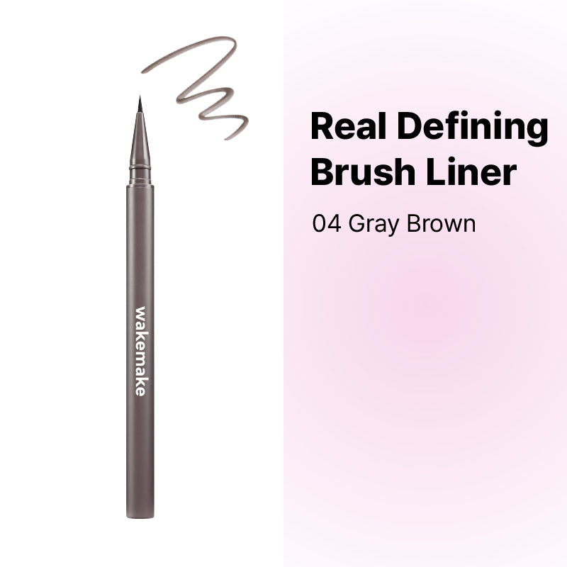 WAKEMAKE REAL DEFINING BRUSH LINER - 4 colors to choose