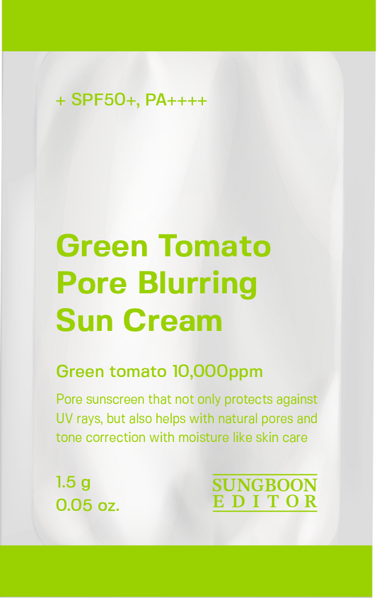 SUNGBOON EDITOR Green Tomato Pore Blurring Sun Cream 1.5g