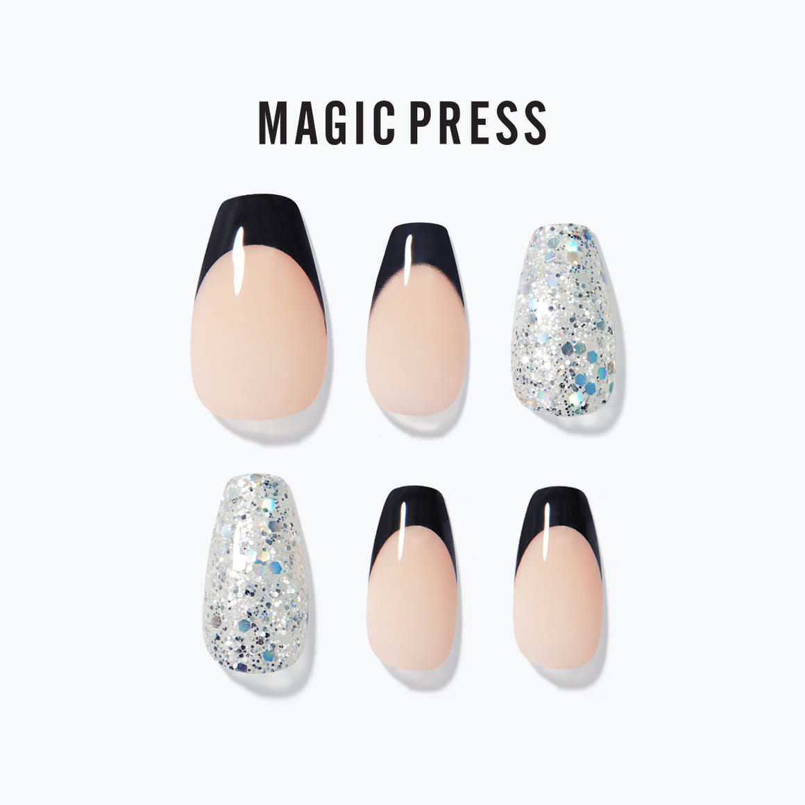DASHING DIVA Magic Press Coffin Mani Mirror Ball MDR3S052CF