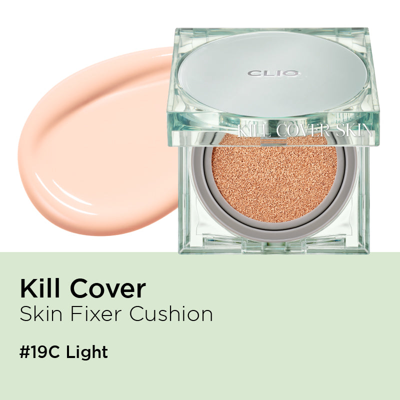 CLIO Kill Cover Skin Fixer Cushion SPF50+ PA+++ - 8 Color to Choose