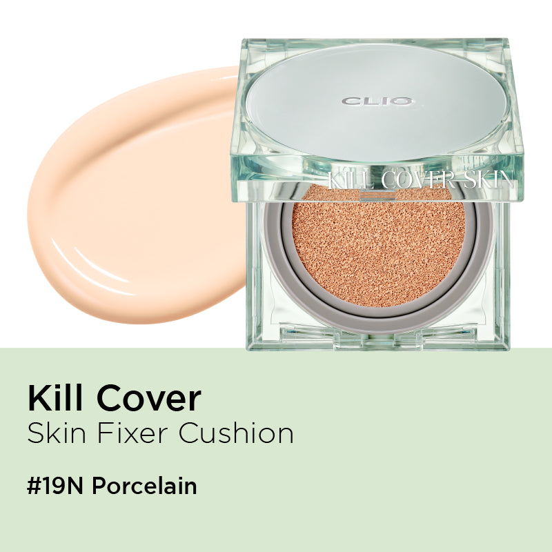 CLIO Kill Cover Skin Fixer Cushion SPF50+ PA+++ - 8 Color to Choose