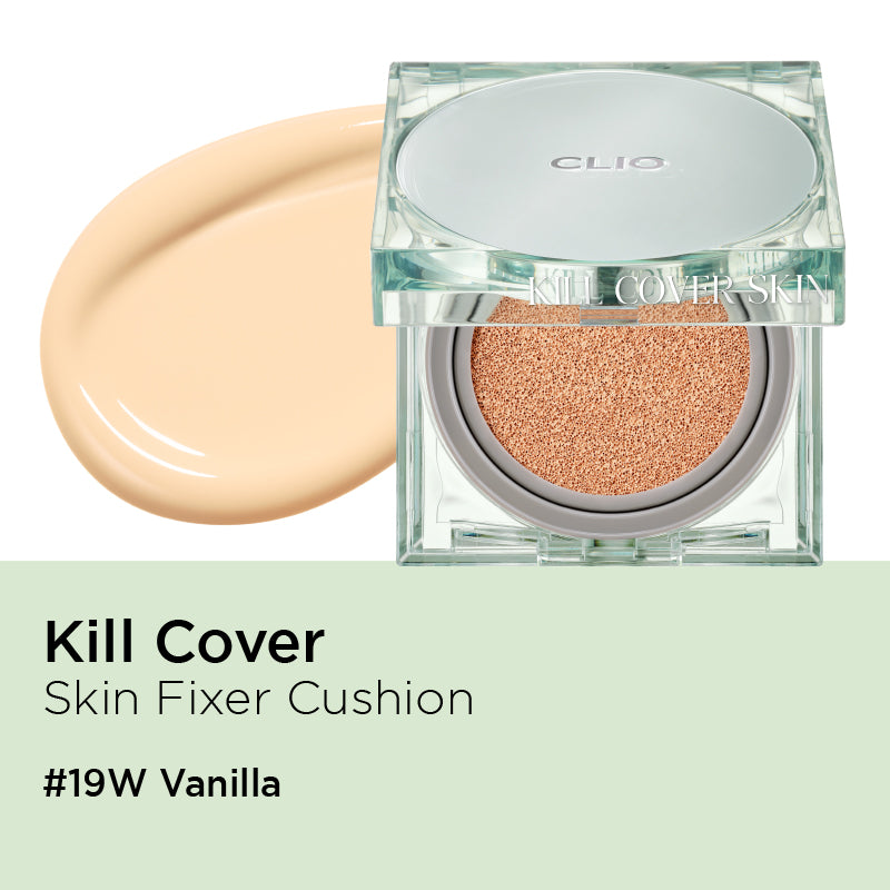 CLIO Kill Cover Skin Fixer Cushion SPF50+ PA+++ - 8 Color to Choose