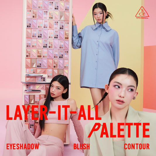 3CE Layer It All Personalized Eyeshadow Contour Blush