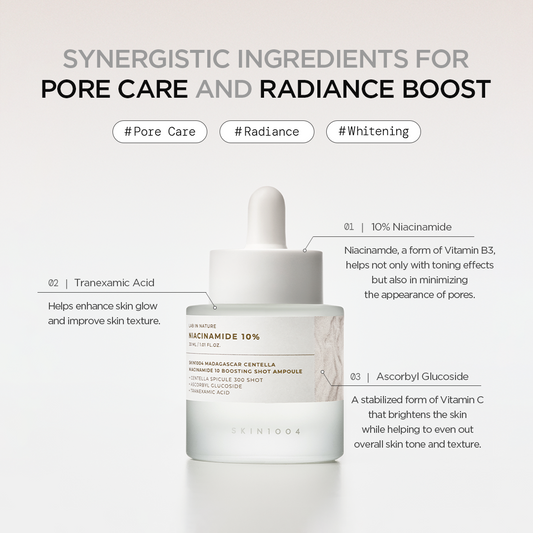 SKIN1004 Madagascar Centella Niacinamide 10 Boosting Shot Ampoule 30ml