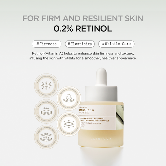 SKIN1004 Madagascar Centella Retinol 0.2 Boosting Shot Ampoule 30ml