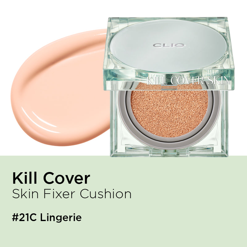 CLIO Kill Cover Skin Fixer Cushion SPF50+ PA+++ - 8 Color to Choose