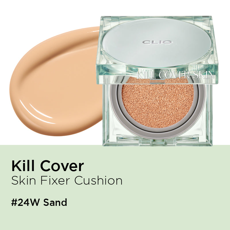 CLIO Kill Cover Skin Fixer Cushion SPF50+ PA+++ - 8 Color to Choose