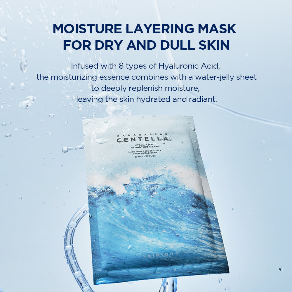 SKIN1004 Madagascar Centella Hyalu-Cica Hydrating Mask 5ea