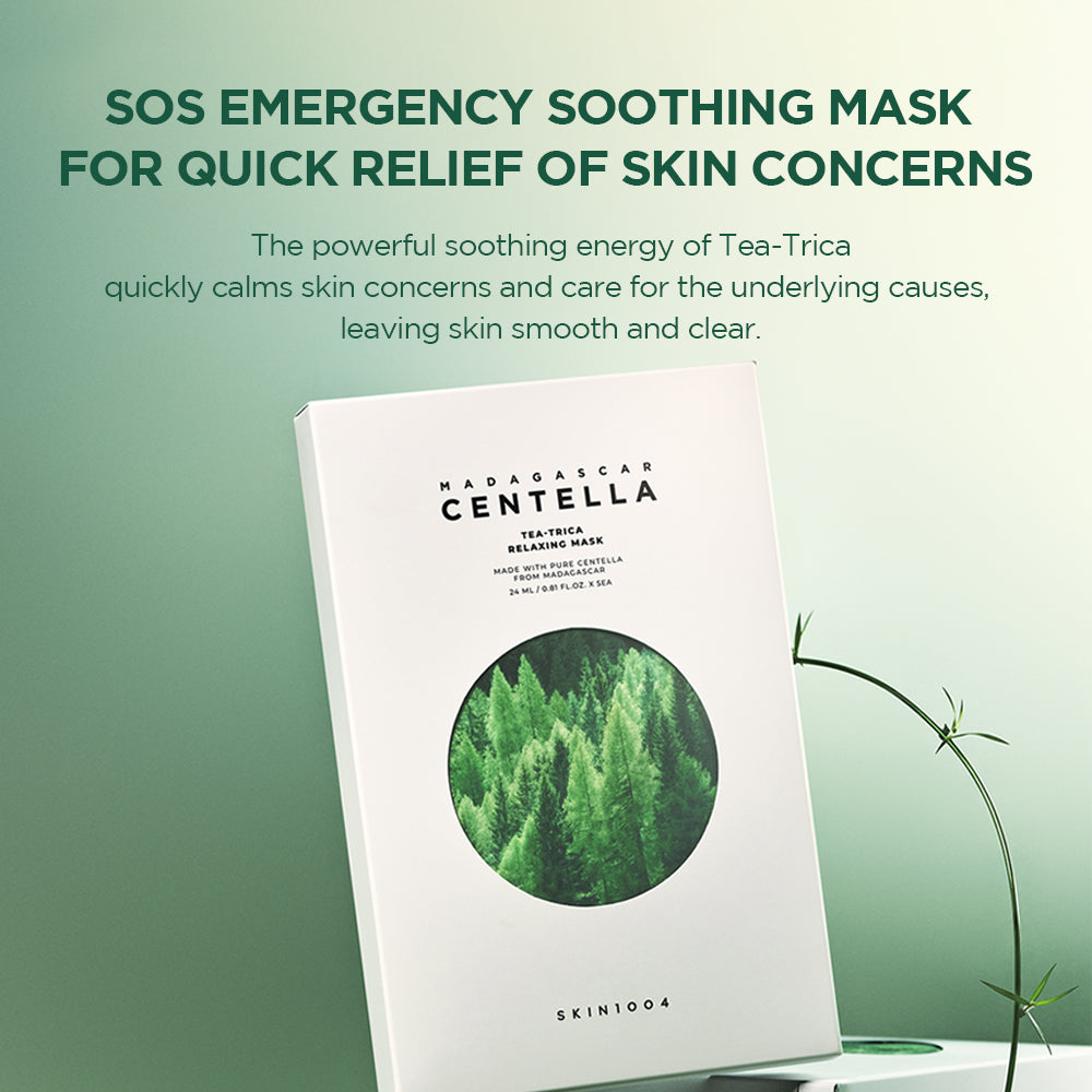 SKIN1004 Madagascar Centella Tea-Trica Relaxing Mask 5ea