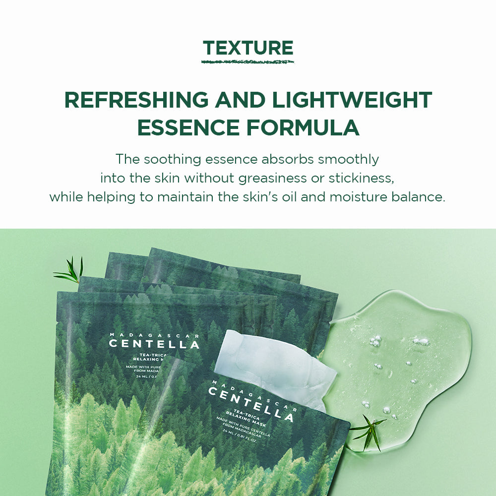 SKIN1004 Madagascar Centella Tea-Trica Relaxing Mask 5ea