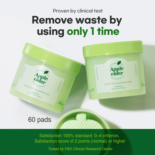 ARIUL Apple Cider All Kill Cleansing Bubble Pads 60pads