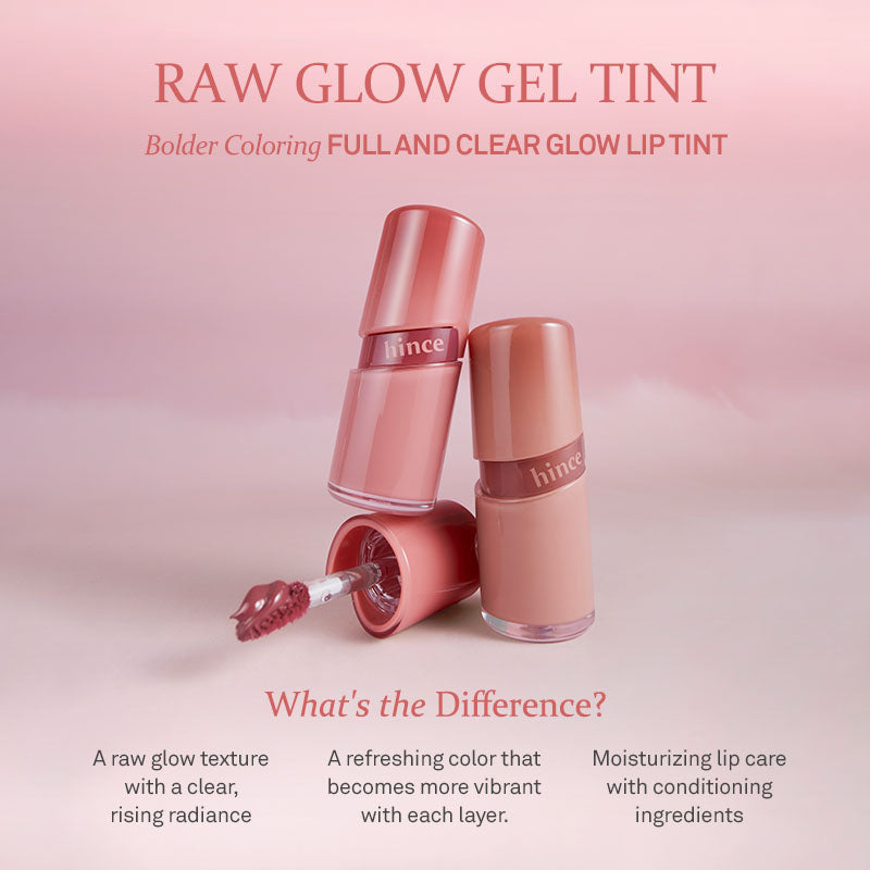 hince Raw Glow Gel Tint - 19 Colors to Choose
