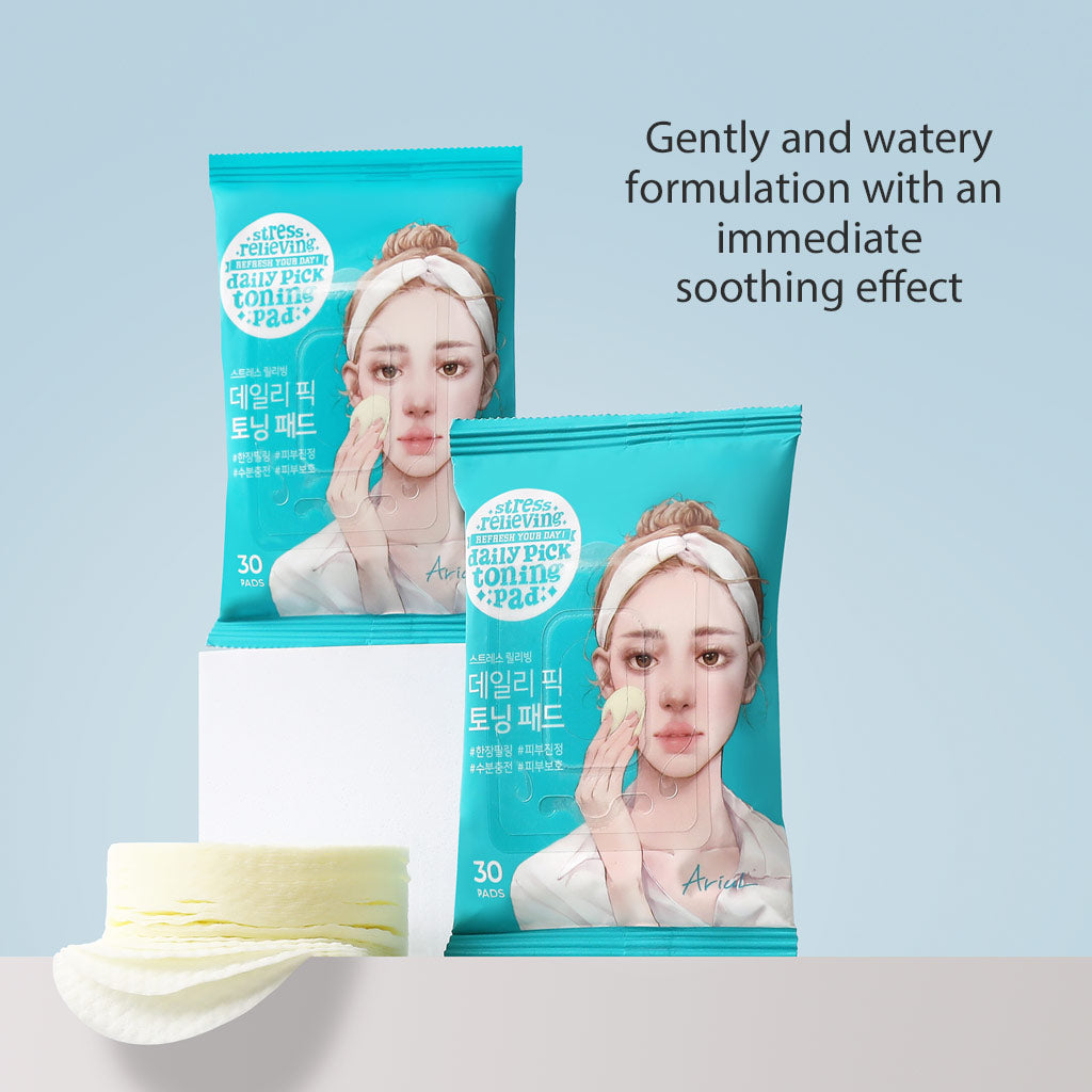 ARIUL Stress Relieving Daily Pick Toning Pad - 30sheets
