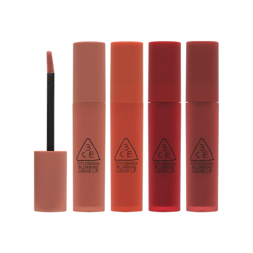 3CE Blurring Liquid Lip - 10 Colors to Choose