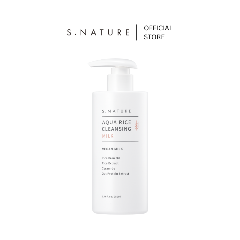 S.NATURE AQUA RICE CLEANSING MILK