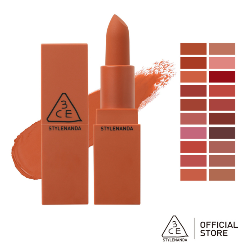 3CE Matte Lip Color - 10 Colors to Choose