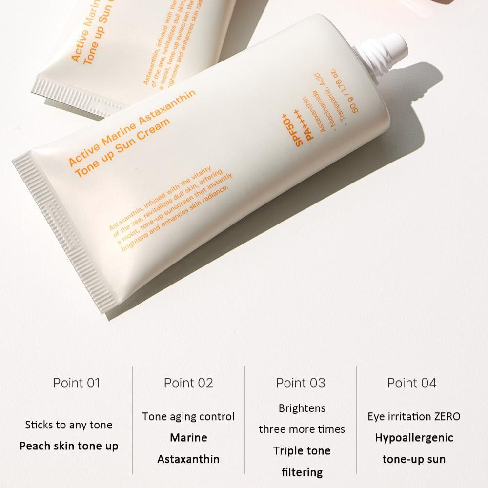 SUNGBOON EDITOR Active Marine Astaxanthin Tone up Sun Cream 50ml
