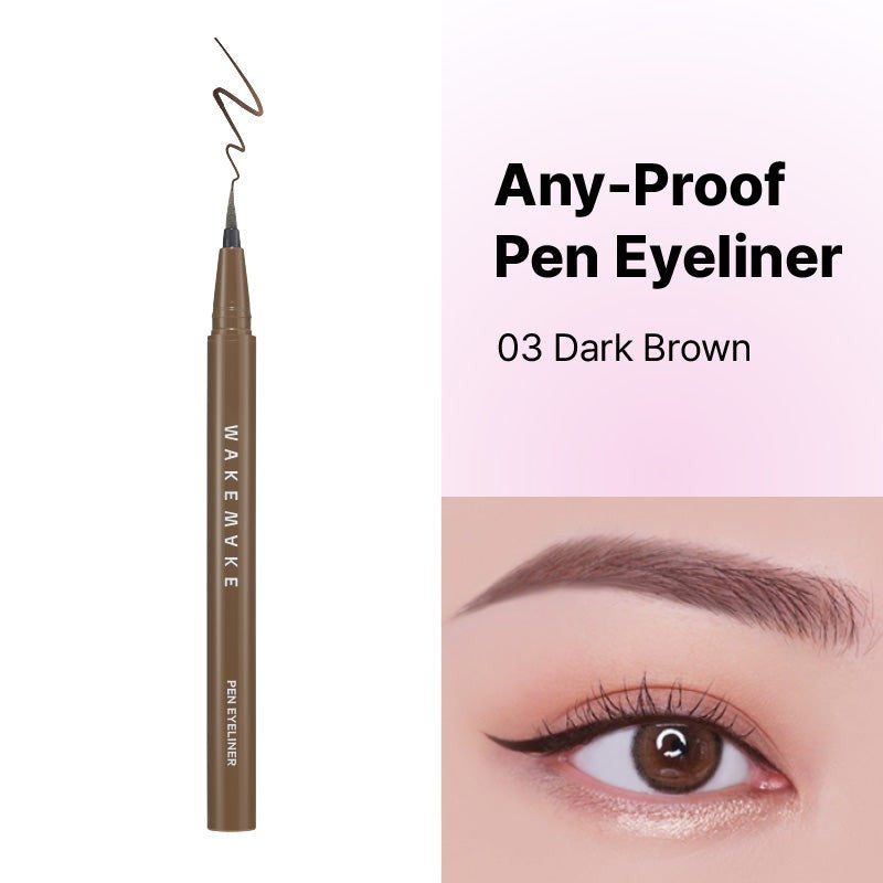 WAKEMAKE Any-Proof Pen Eyeliner - 3 color to choose
