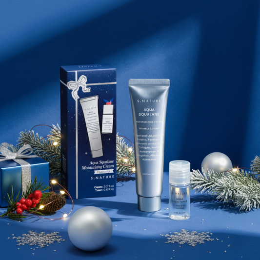 S.NATURE AQUA SQUALANE MOISTURIZING CREAM HOLIDAY KIT