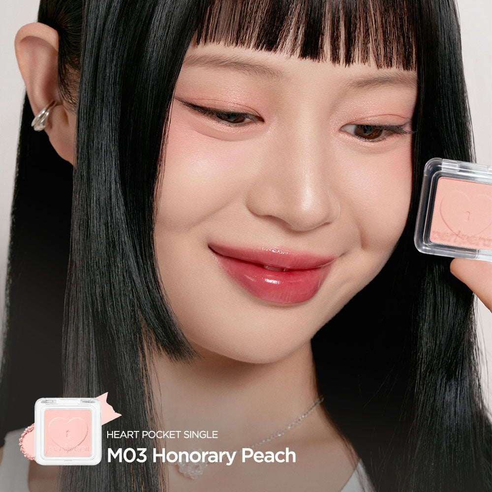 PERIPERA Heart Pocket Single - 5 Color to Choose
