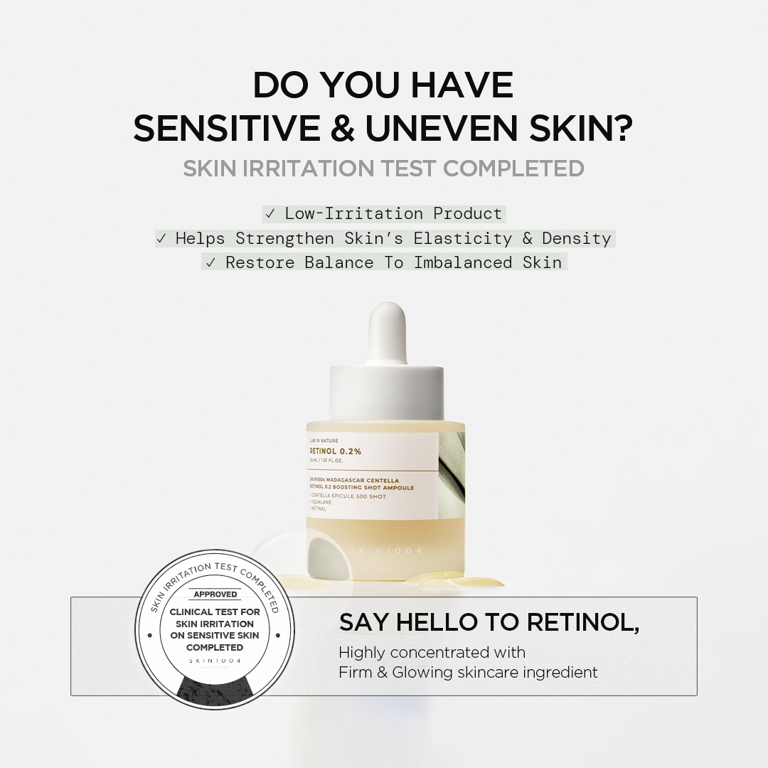 SKIN1004 Madagascar Centella Retinol 0.2 Boosting Shot Ampoule 30ml