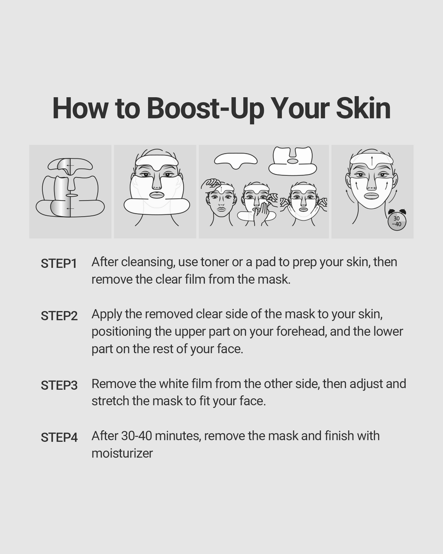 SUNGBOON EDITOR Deep Collagen Retinol Boost-Up Mask Set 25g*4ea