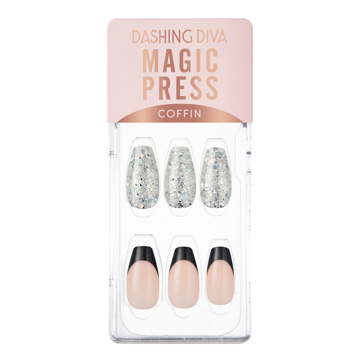 DASHING DIVA Magic Press Coffin Mani Mirror Ball MDR3S052CF
