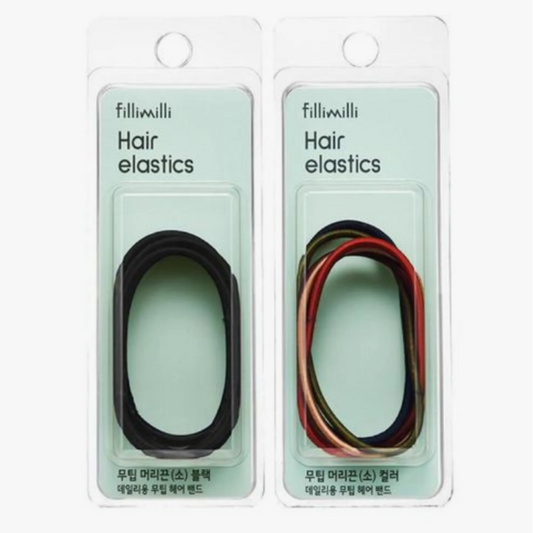Fillimilli Hair Elastics(S) Black 6P
