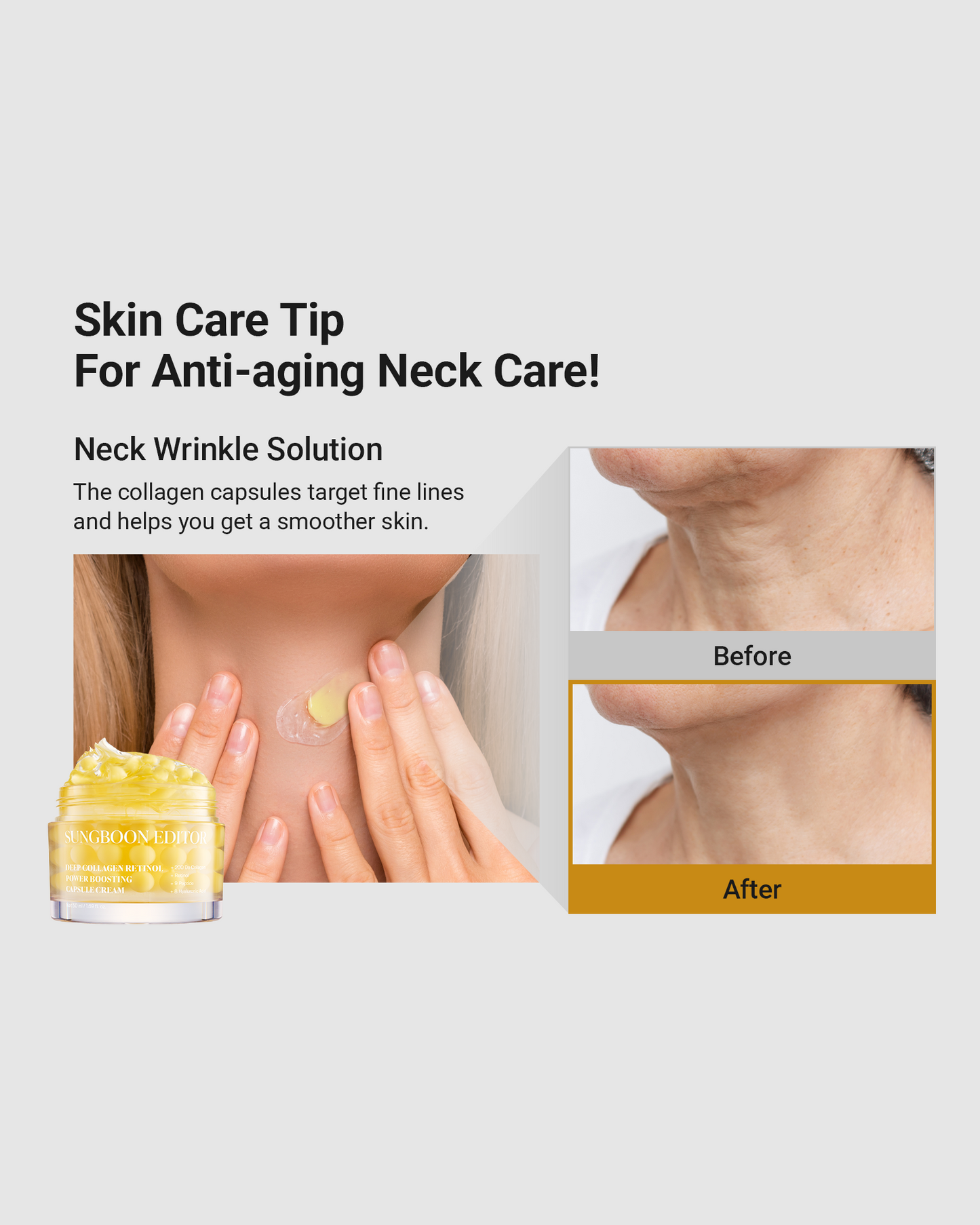 SUNGBOON EDITOR Deep Collagen Retinol Power Boosting Capsule Cream