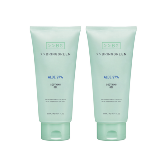 BRINGGREEN Aloe 97% Soothing Gel 300ml Double Set