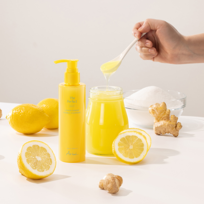 ARIUL The Perfect Lemon Ginger Bubble Cleanser 180ml