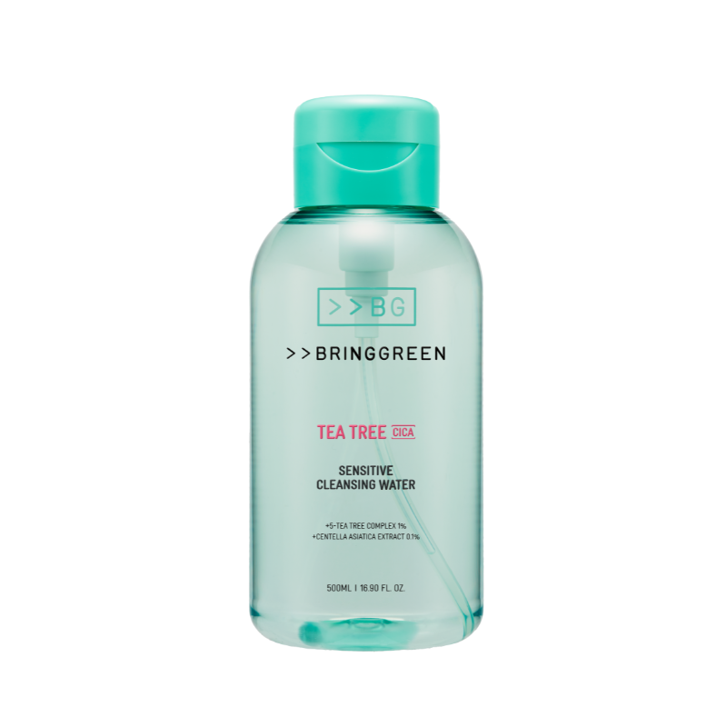 BRINGGREEN Tea Tree Cica Sensitive Cleansing Water 500ml (2023 Ad)