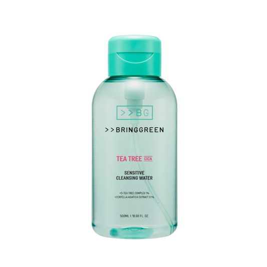 BRINGGREEN Tea Tree Cica Sensitive Cleansing Water 500ml (2023 Ad)