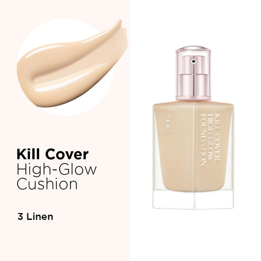 CLIO Kill Cover High-Glow Foundation - 3 Color to Choose