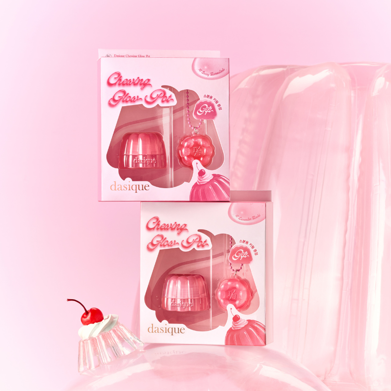 DASIQUE Chewing Glow Pot + Key Ring - 4 Colors to Choose