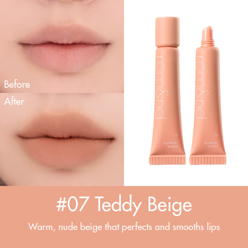 ROMAND Color Lip Matte - 9 Colors to Choose
