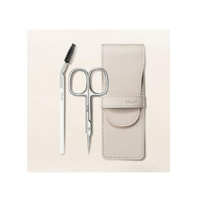 Fillimilli Eyebrow Scissors Special Set (+Mini Brow Brush)