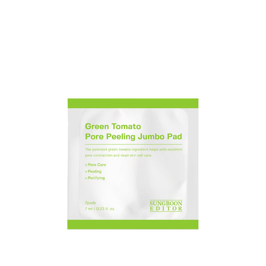 SUNGBOON EDITOR Green Tomato Pore Peeling Jumbo Pad 7ml(2pcs)