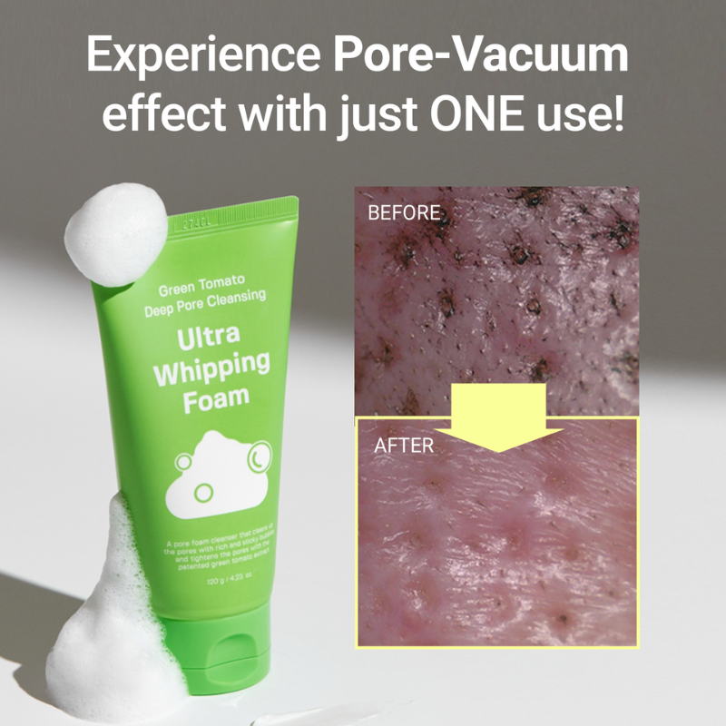 SUNGBOON EDITIOR Green Tomato Deep Pore Cleansing Ultra Whipping Foam
