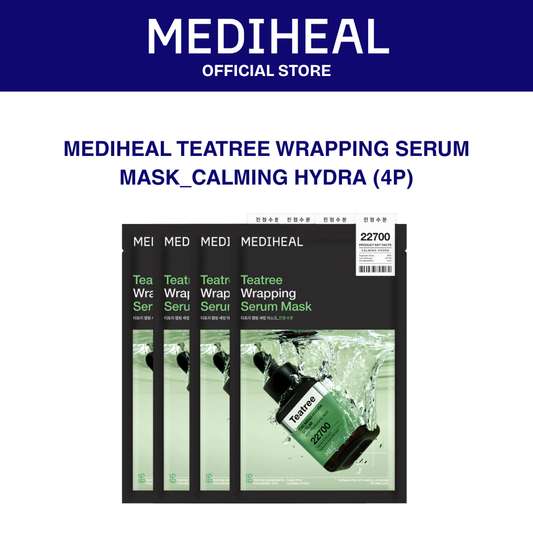 MEDIHEAL TEATREE WRAPPING SERUM MASK_CALMING HYDRA (4P)