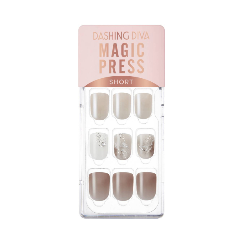 DASHING DIVA Magic Press Mani Posh Grey MDR3P010SS