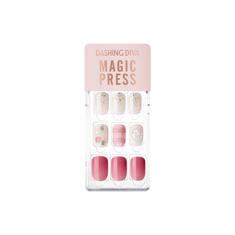 DASHING DIVA Magic Press Regular Round Mani Love Rosie MDR2W020RR