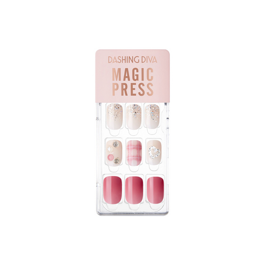 DASHING DIVA Magic Press Regular Round Mani Love Rosie MDR2W020RR