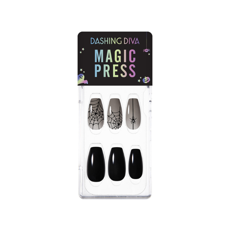 DASHING DIVA Magic Press Coffin Mani Spider MDR3F003CF