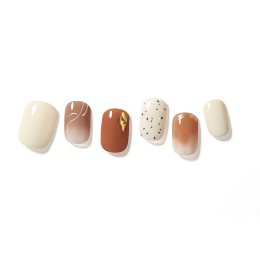 DASHING DIVA Magic Press Regular Round Mani Cafeteria MDR3F005RR
